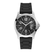 Guess Deck Black Silicone Analog Watch For Men GW0058G1
