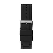 Guess Deck Black Silicone Analog Watch For Men GW0058G1