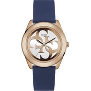 Guess Twist Blue Silicone Analog Watch For Women W0911L6