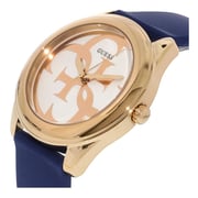 Guess Twist Blue Silicone Analog Watch For Women W0911L6