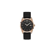 Guess Perry Black Silicone Analog Watch For Men W0991G7