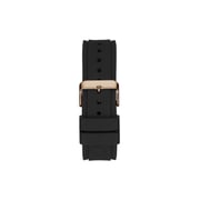 Guess Perry Black Silicone Analog Watch For Men W0991G7