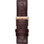 Guess Legacy Brown Leather Multi-function Watch For Men W1058G2
