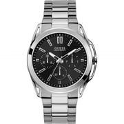 Guess Vertex Silver Stainless Steel Multi-function Watch For Men W1176G2