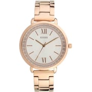 Guess Posh Rose Gold Stainless Steel Analog Watch For Women W1231L3