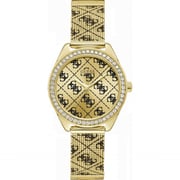 Guess Claudia Gold Stainless Steel Analog Watch For Women - W1279L2