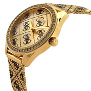 Guess Claudia Gold Stainless Steel Analog Watch For Women - W1279L2