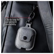 Twelve South AirSnap Leather Protective Case For AirPods - Light Grey