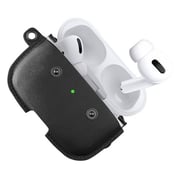 Woodcessories AirPod Pro Leather Necklace Case Midnight Black