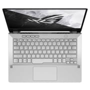 Asus ROG Zephyrus G14 GA401IV-HA108T Gaming Laptop - Ryzen 9 3GHz 16GB 1TB 6GB Win10 14inch QHD Moonlight White English/Arabic Keyboard