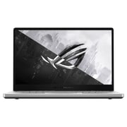 Asus ROG Zephyrus G14 GA401IV-HA108T Gaming Laptop - Ryzen 9 3GHz 16GB 1TB 6GB Win10 14inch QHD Moonlight White English/Arabic Keyboard