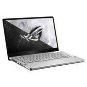 Asus ROG Zephyrus G14 GA401IV-HA108T Gaming Laptop - Ryzen 9 3GHz 16GB 1TB 6GB Win10 14inch QHD Moonlight White English/Arabic Keyboard