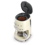 Smeg Drip Filter Coffee Machin Cream DCF02CRUK