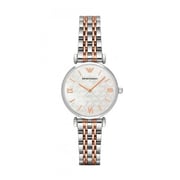 Emporio Armani Two Tone Stainless Steel Analog Watch For Women AR1987