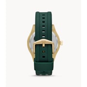 Fossil Belmar Three-Hand Date Dark Green Silicone Watch FS5597