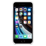 Apple Silicone Case White For iPhone SE