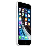 Apple Silicone Case White For iPhone SE