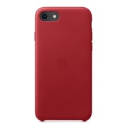 Apple Leather Case Red For iPhone SE