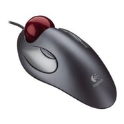 Logitech Trackman Marble Wired USB Mouse Black