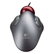 Logitech Trackman Marble Wired USB Mouse Black