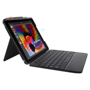 Logitech Bluetooth Keyboard Folio Case for iPad Air 5th 6th Gen Black 920-009047