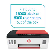 HP Smart Tank 519 Wireless All-in-One, Print, Scan, Copy, All In One Printer, Print up to 18000 black or 8000 color pages - Black - Cyan [3YW73A]