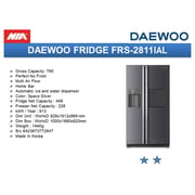 Daewoo Side By Side Refrigerator 790 Litres FRS2811IAL