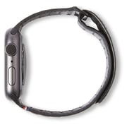 Decoded 42-44mm Leather Magnetic Traction Strap For Apple Watch Black