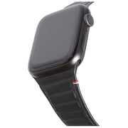 Decoded 38-40mm Leather Magnetic Traction Strap For Apple Watch Black