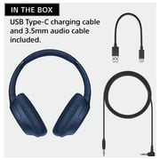 Sony WHCH710N/L Wireless Over Ear Noise Cancelation Headphones Blue