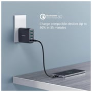 Aukey PA-T18 4 Port USB Qualcomm Quick Charge 3.0 Travel Charger