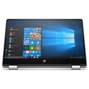 HP Pavilion x360 14-DH1026NE Convertible Touch Laptop - Core i5 1.6GHz 8GB 512GB 2GB Win10 14inch FHD Mineral Silver English/Arabic Keyboard