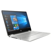 HP Pavilion x360 14-DH1026NE Convertible Touch Laptop - Core i5 1.6GHz 8GB 512GB 2GB Win10 14inch FHD Mineral Silver English/Arabic Keyboard