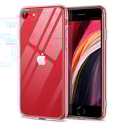 Glassology 5D Tempered Glass + Back Case Clear For iPhone SE