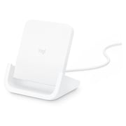 Logitech Powered iPhone Wireless Charging Stand White