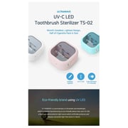 Ultrawave TS-02P Portable Toothbrush Sterilizer Pink