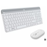 Logitech MK470 Wireless Keyboard and Mouse Combo Off-White English