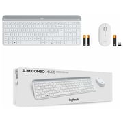 Logitech MK470 Wireless Keyboard and Mouse Combo Off-White English