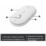 Logitech MK470 Wireless Keyboard and Mouse Combo Off-White English