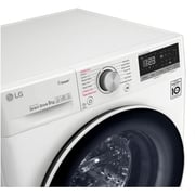 LG Front Load Washer 9 kg F4V5VYP0W, AI DD™, Steam+™, Bigger Capacity