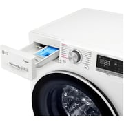 LG Front Load Washer 9 kg F4V5VYP0W, AI DD™, Steam+™, Bigger Capacity