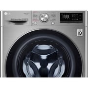 LG Front Load Washer 10 kg F4V5RYP2T, AI DD™, Steam+™, Bigger Capacity