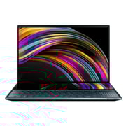 Asus ZenBook Pro Duo UX581GV-H2001TS Laptop - Core i9 2.4GHz 32GB 1TB 6GB Win10 15.6inch UHD Celestial Blue English/Arabic Keyboard