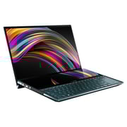 Asus ZenBook Pro Duo UX581GV-H2001TS Laptop - Core i9 2.4GHz 32GB 1TB 6GB Win10 15.6inch UHD Celestial Blue English/Arabic Keyboard