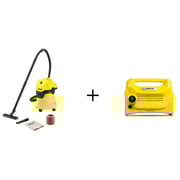 Karcher WD3 Vacuum Cleaner + K1 High Pressure Washer