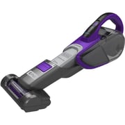 Black and Decker Cordless Pet Dustbuster Hand Vaccum Cleaner Titanium Grey/Purple DVJ325BFSP