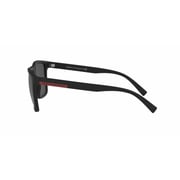 Armani Exchange Full Rim Black Sunglasses For Men AX4080S 80786G-57