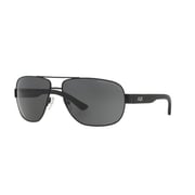 Armani Exchange Aviator Black Sunglasses For Men AX2012S 606387-67