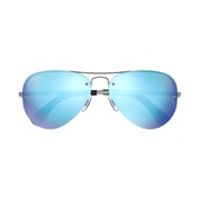 Ray-Ban Pilot Gunmetal Sunglasses Unisex RB3449 004/55
