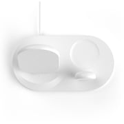 Belkin Boost↑Charge™ 3-In-1 7.5W Wireless Charger For Iphone, Apple Watch & Apple Airpods V2, (With Ac Adapter), White